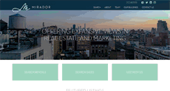 Desktop Screenshot of miradorrealestate.com
